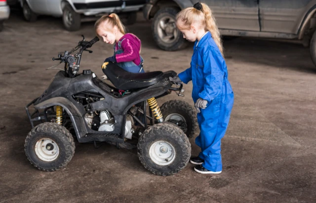 à quel age le quad pour enfant 